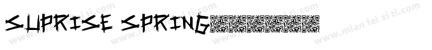 suprise spring字体转换